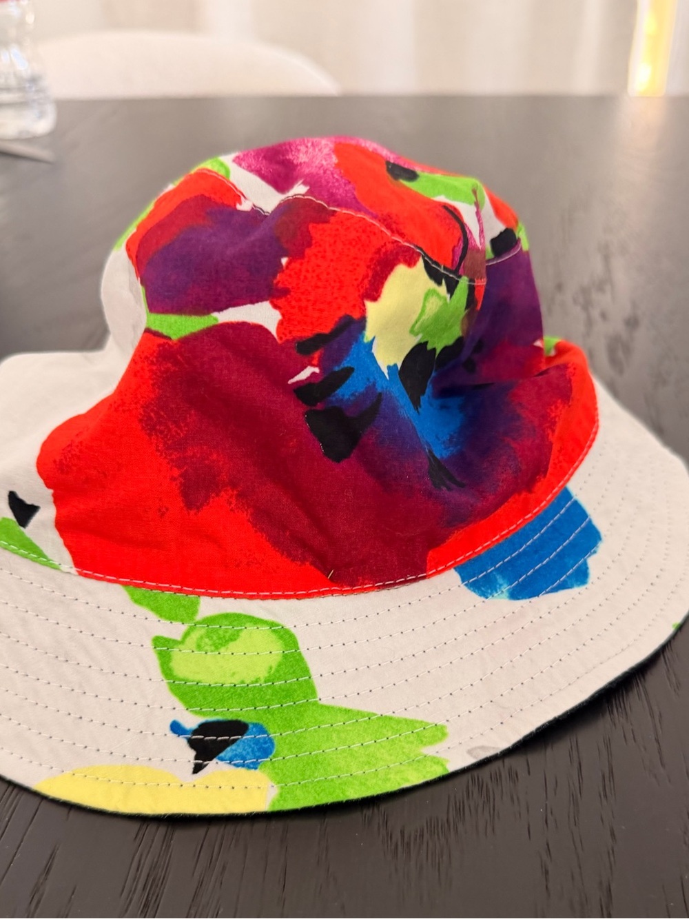 Paul Smith Multicolor Floral Bucket Hat - Red, Green, Blue, Purple